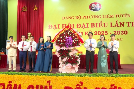 Đảng bộ phường Liêm Tuyền tổ chức Đại hội Đại biểu Đảng bộ phường lần thứ I, nhiệm kỳ 2025-2030 