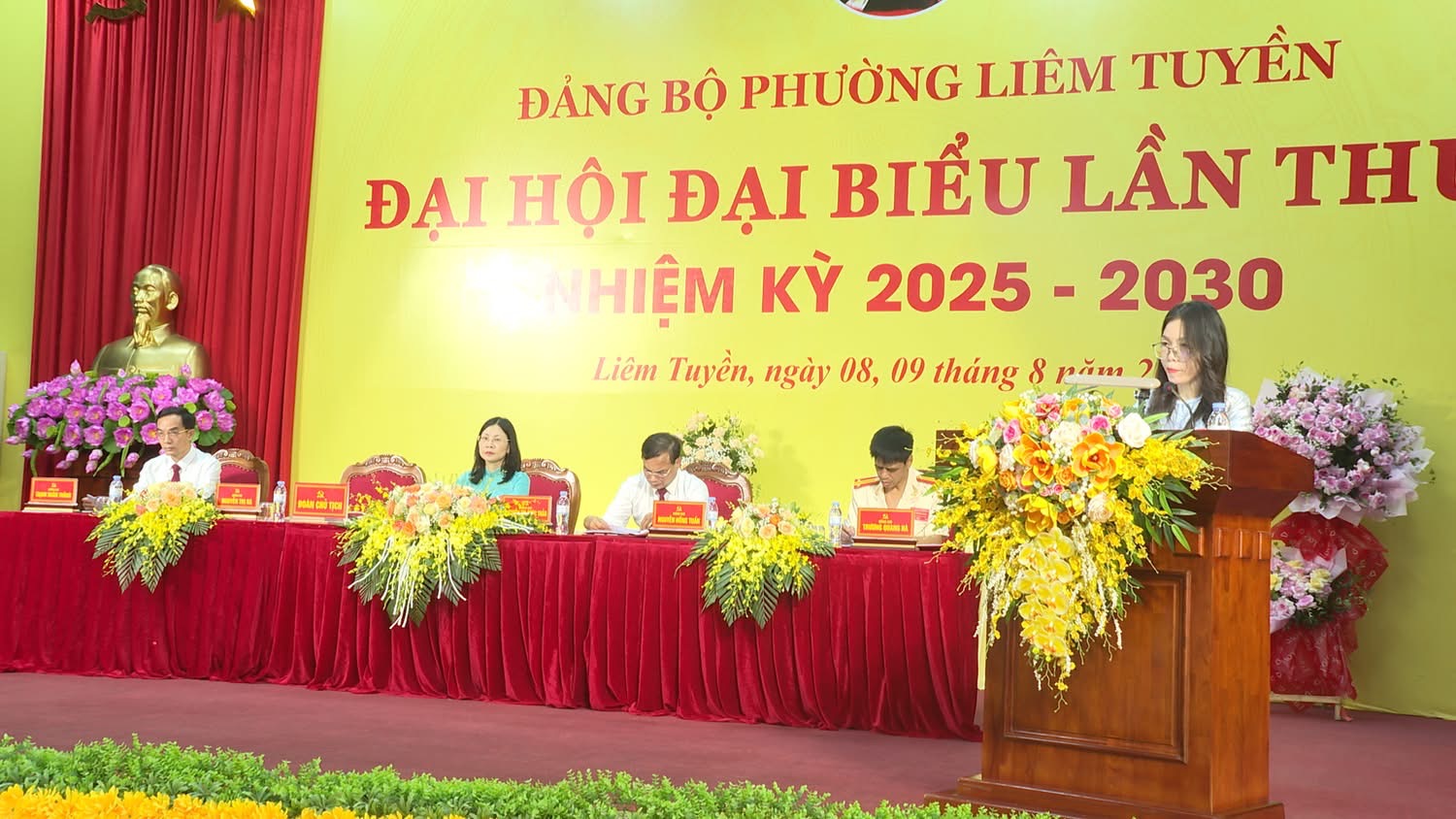 Phường Liêm Tuyền tổ chức Đại hội Đại biểu Đảng bộ lần thứ I, nhiệm kỳ 2025-2030